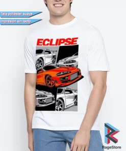 Mitsubishi Eclipse naranja (playera o blusa)
